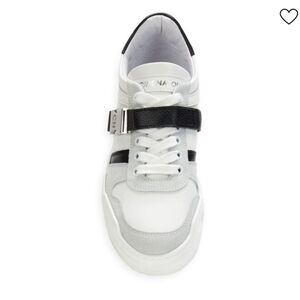 CNC Costume National Squeeze Buckle Leather Sneakers Sz 38